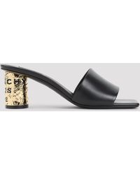 Givenchy - Sandalen Mit Logo-Prägung - Lyst