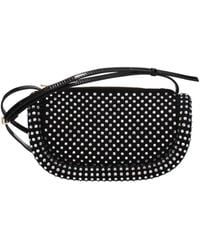 JW Anderson - Jw Anderson Borse A Tracolla The Bumper Donna Camoscio Nero - Lyst