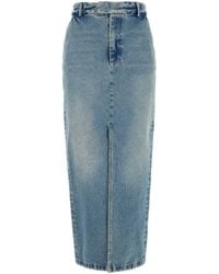 ARMARIUM - Denim Lula Skirt - Lyst