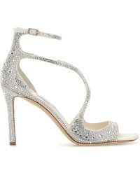 Jimmy Choo - Open Square Toe Heels - Lyst