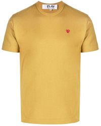 COMME DES GARÇONS PLAY - Mini Heart-Patch T-Shirt - Lyst