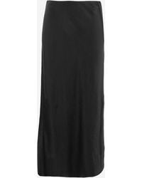 Vince - Long Acetate Skirt - Lyst