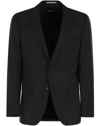 BOSS - Slim-fit Blazer Van Scheerwol Serge - Lyst