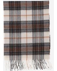 Alex Begg - Cashmere Scarf With Check Pattern - Lyst