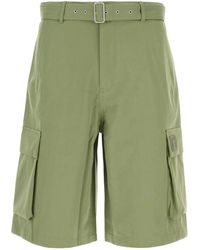 Maison Kitsuné - Belted Cargo Bermuda Clothing - Lyst