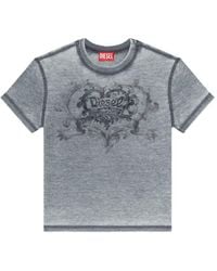 DIESEL - Cotton Blend T-Shirt - Lyst