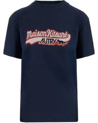 Autry - X Maison Kitsuné T-Shirt Met Grafische Print - Lyst