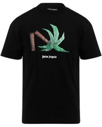 Palm Angels - Pmaa001s22jer022 1055 Zwart T-shirt - Lyst