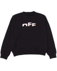 Off-White c/o Virgil Abloh - Type Logo Knit Crew Soft - Lyst