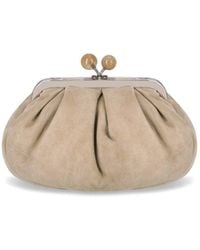 Weekend by Maxmara - Pasticcino Valois Small Beige Clutch - Lyst