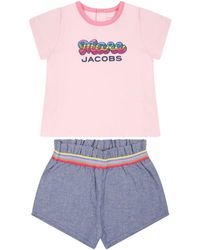 Marc Jacobs - Logo T Shirt And Shorts Set - Lyst