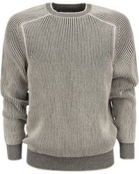 Sease - Dinghy Ripped Cashmere Reversible Crew Neck -Pullover - Lyst