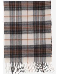 Alex Begg - Cashmere Scarf With Check Pattern - Lyst
