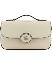 Gucci - Petite GG Leather Shoulder Bag - Lyst