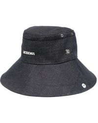 Jacquemus - Cappello Bucket Con Logo-Donna - Lyst