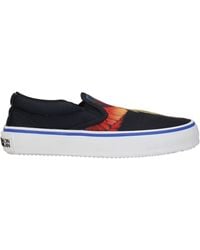 Marcelo Burlon - Slip On Uomo Tessuto Nero/Multicolore - Lyst