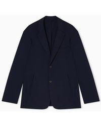 Emporio Armani - Single Breasted Blazer - Lyst
