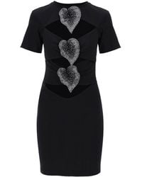 GIUSEPPE DI MORABITO - Mini Cut Out Dress With Applied Anthur - Lyst