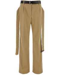 Prada - Cappuccino Twill Pant - Lyst