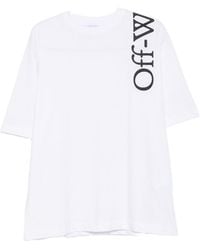 Off-White c/o Virgil Abloh - Vertical Bookish Skate Cotton T Shirt - Lyst