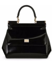 Dolce & Gabbana - Leather Small Sicily Handbag - Lyst