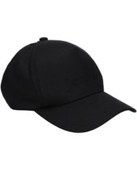 Saint Laurent - Logo Embroidered Cap - Lyst