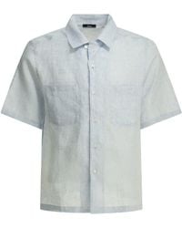 Herno - Camisa casual de lino - Lyst