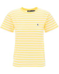 Polo Ralph Lauren - Striped Crewneck T -Shirt - Lyst