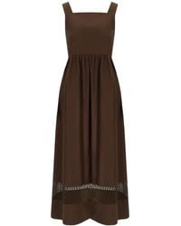 Weekend by Maxmara - Gola Chocolate Dress - Lyst
