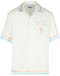 CASABLANCA - Silk Shirt - Lyst