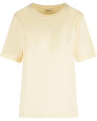 KHAITE - 'Allen' Silk T Shirt - Lyst