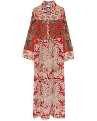 Pierre Louis Mascia - Printed Silk Maxi Dress - Lyst