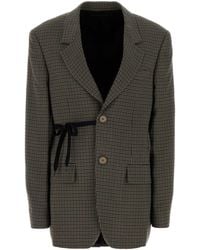 Balenciaga - Embroidered Lyocell Blazer - Lyst