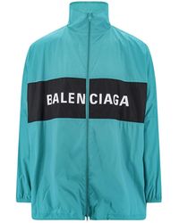 Balenciaga - Windbreaker Logo Jacket - Lyst