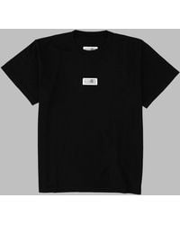 MM6 by Maison Margiela - Cotton Logo Patch T-Shirt - Lyst