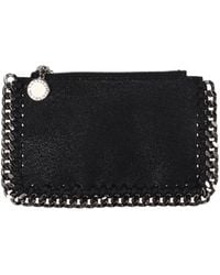 Stella McCartney - Portamonete Donna Eco Pelle Nero - Lyst