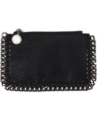 Stella McCartney - Frauen 's Münzhalter Eco Leder schwarz - Lyst