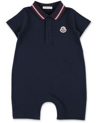 Moncler - Jurken Blauw - Lyst