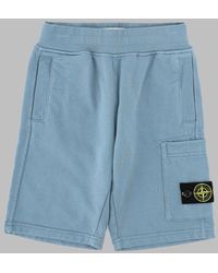 Stone Island - Bermuda Con Logo - Lyst