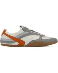Miu Miu - Lace Up Sneakers - Lyst