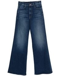 Mother - The Hustler Roller Sneak Denim Jeans - Lyst
