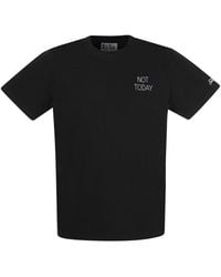 Mc2 Saint Barth - Cotton T -Shirt mit nicht heute Druck - Lyst