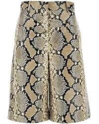 Jil Sander - Leather Shorts - Lyst