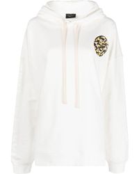 Joshua Sanders - Smiley-Print Drawstring Hoodie - Lyst