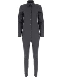 オールインワン・サロペット Prada Graphite stretch poplin jumpsuit 楽天市場】プラダ（オールインワン・サロペット｜レディース