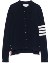 Thom Browne - 4 Bar Stripes Jersey Polo Shirt - Lyst