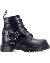 Dr. Martens - Dr. Martens flache Schuhe schwarz - Lyst