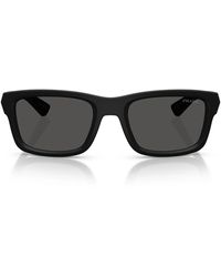 Prada - Zonnebril Psb10 S 1 Bo08 Z Red Line Matzwart/donkergrijs Heren - Lyst