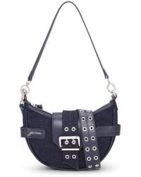 Ganni - Kleine Bucky Jeans-Umhängetasche - Lyst