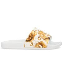 Versace Jeans Couture - Polyurethane Flat - Lyst